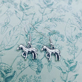 Horse earrings, horse jewelry, horse lover gifts, animal earrings, animal jewelry, animal gifts, sister gifts, bff gifts, stocking fillers