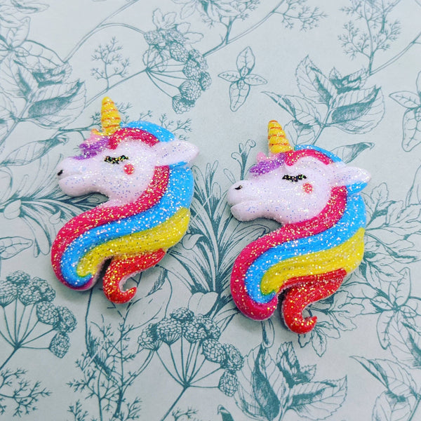 Unicorn earrings, unicorn jewelry, unicorn lover gifts, stud earrings, bff gifts, sister gifts, kawaii earrings, kawaii jewelry,