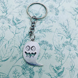 Ghost keyring, ghost keychain, Halloween gifts, Halloween lovers, ghost hunter gifts, bff gifts, paranormal gifts, spooky gifts, gift ideas