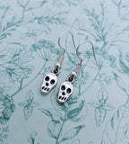 Skull earrings, skull jewelry, skull lover gifts, Halloween earrings, Halloween jewelry, cute earrings, gothic earrings, gothic jewelry,