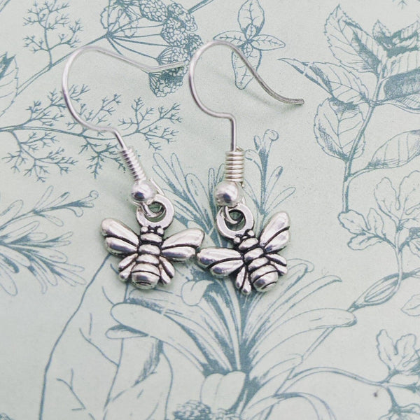 Small bee earrings, Easter earrings, Easter jewelry, bee keeper gifts, children's earrings, children's Easter gifts, summer earrings,