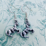 Horse earrings, horse jewellery, horse lover gifts, animal earrings, animal jewelry, sister gifts, bff gifts, cowgirl earrings, rodeo gifts,