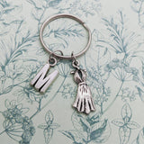 Bridesmaid keyring, bridesmaid gifts, personalised keyring, initial keychain, bff gifts, sister gifts, fashion designer gifts, gift idea,