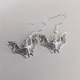 Scary bat earrings, spooky bat jewelry, gifts for bat lovers, gothic Halloween jewellery, chic gifts for goth, gothic Christmas gifts,