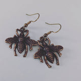 Hornet earrings, wasp earrings, bee earrings, bee jewellery, hornet jewelry, insect earrings, charm earrings, gifts for her, spring earrings