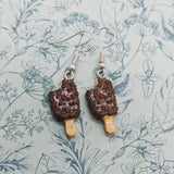 Ice cream earrings, chocolate earrings, foodie gifts, foodie earrings, summer earrings, sister gifts, novelty earrings, novelty jewelry,