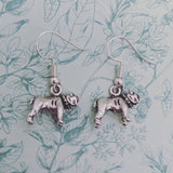 Bulldog earrings, bulldog lover gifts, gift for bulldog lovers, dog earrings, bulldog owner, mum gifts, dog lover gifts, dog jewellery,