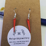 Gothic spike earrings, gothic inspired jewellery, everyday punk earrings, Halloween style earrings, Halloween party ideas, Halloween gifts