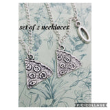 Best friend necklace, best friend gifts, set of 2 pizza necklace, gifts for best friend, birthday gifts, girlfriend gifts, pizza lover gifts
