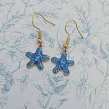 Starfish earrings, starfish jewellery, nautical jewelry, nautical earrings, nautical gifts, cute earrings, beach accessories, charm earrings