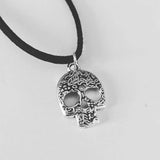 Sugar skull necklace, gothic necklace, gothic gifts, day of the dead, skull gifts, skull jewellery, skull lover, alternative gifts,