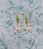 Zebra earrings, zebra jewellery, animal earrings, animal jewellery, animal lover gifts, charm earrings, zebra lover gifts, bff gifts,