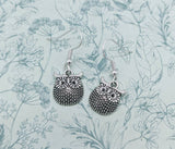 Owl earrings, owl jewellery, owl lover gifts, bird earrings, bird jewellery, bird gifts, animal earrings, cute earrings, secret santa,