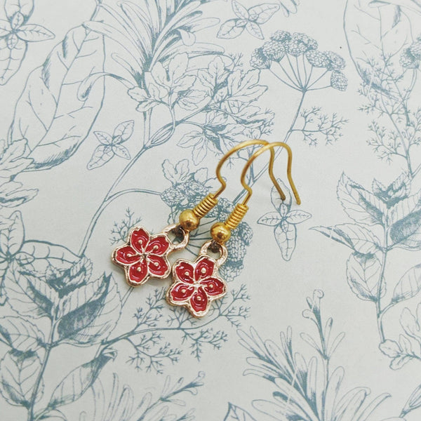 Flower girl earrings, flower girl jewelry, clip ons available, flower themed, sister gifts, wedding ideas, children earrings, small earrings