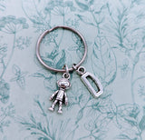 Astronaut keychain, spaceman keychain, astronaut inspired gifts, space inspired gifts, space lover, geeky gifts, astronaut party gifts,