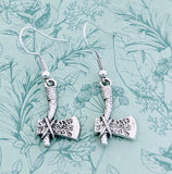 Axe earrings, Viking earrings, Viking jewelry, weapon earrings, weapon inspired, Nordic jewelry, historical gifts, history teacher gifts,