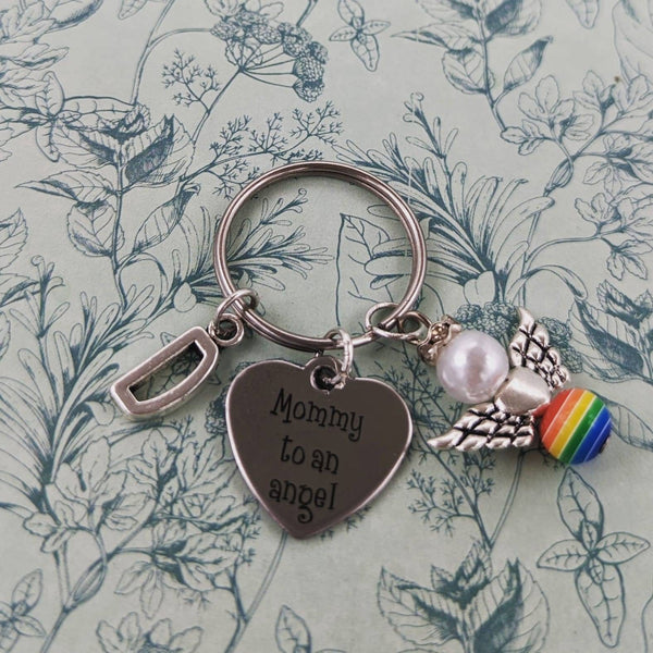 Baby loss Keychain, Infant loss Keychain, baby bereavement gift, baby loss gift, miscarriage memorial gift, sympathy gift, mommy to an angel
