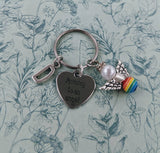 Baby loss Keychain, Infant loss Keychain, baby bereavement gift, baby loss gift, miscarriage memorial gift, sympathy gift, mommy to an angel