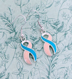 Infant loss awareness earrings, infant loss gifts, memorial earrings, mum of an angel gifts, sympathy gift, miscarriage gifts, baby loss