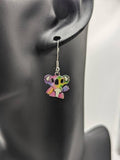 Koala earrings, koala jewelry, koala lover gifts, koala accessories, koala bear charm, multicoloured earrings, zoo keeper gifts, cute gifts