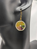 Grapefruit earrings, fruit earrings, fruit lover gifts, fruit themed, foodie gifts, food inspired gifts, novelty earrings, summer earrings