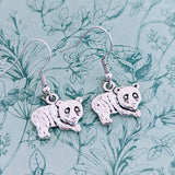 Panda bear earrings, panda bear jewellery, gifts for bear lovers, panda themed gifts, panda inspired gifts, zoo keeper gifts, animal lover