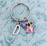 Koala keychain, koala bag accessories, koala lover gifts, zoo keeper gifts, gifts for animal lovers, koala charm, koala themed, cute keyring