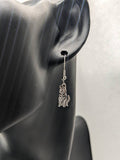 Husky dog earrings, husky lover gifts, Siberian huskies, dog jewelry, husky mom gifts, husky mum gifts, mother's day gifts, dog mom,