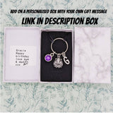 Fox keychain, fox keyring, fox lover gifts, fox charm, woodland animal themed gifts, fox bag accessories, fox bag charm, nature inspired