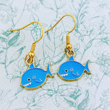 Cute shark earrings, shark jewellery, shark lover gifts, shark themed, shark accessories, marine biologist gifts, marine animal gifts,