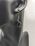 Turtle earrings, tortoise earrings, Turtle jewelry, gifts for turtle lovers, tortoise gifts, turtle accessories, sea animals,