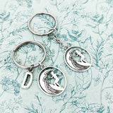 Surfer keychain, surfer keyring, gifts for surfers, surfer accessories, sports keychain, sports gifts, sports accessories, surfer bag charm