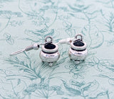 Witch cauldron earrings, witch jewelry, gifts for witches, witch coven gifts, pagan earrings, Halloween jewelry, witch accessories,