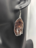 Cheetah earrings, gifts for cheetah lovers, Zoo keeper gifts, leopard earrings, animal jewelry gifts, wildlife vet graduate gifts,