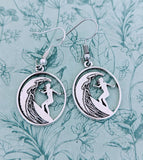 Surfer earrings, surfer gifts, gifts for surfers, wave earrings, sport earrings, surfing lovers, sports lovers, beach earrings, beach gifts,