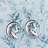 Surfer earrings, surfer gifts, gifts for surfers, wave earrings, sport earrings, surfing lovers, sports lovers, beach earrings, beach gifts,