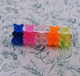 Gummy bears hair clip, hair accessories, kids hair accessories, adult hair accessories, novelty gifts, bear hair slides, hair grips,