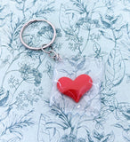 Heart keychain, valentines day gifts, girlfriend gifts, anniversary gift, novelty keychain, heart keyring, gifts for wife, gifts for sisters