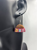 Dog food earrings, dog mom earrings, dog walker gifts, gifts for dog walkers, kawaii jewelry, kawaii earrings, vet earrings, gifts for vet