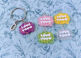 I love you keychain, valentines day gifts, gifts for girlfriends, kawaii keychain, kawaii gifts, fun keychain, novelty gifts, daughter gifts
