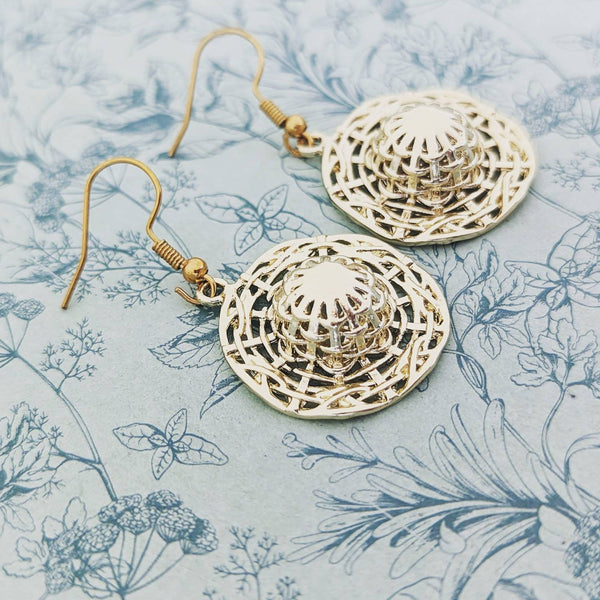 Hat earrings, hat lover gifts, summer accessories, summer earrings, cute beach jewelry, gifts for hat makers, kawaii earrings, hat accessory