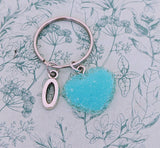 Heart keychain, heart keyring, girlfriend gifts, daughter gifts, bridesmaid gifts, party favors, gifts for sisters, bag accessories