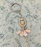 Ballerina keychain, gifts for ballerinas, dancer gifts, dancer keychain, ballet bag accessories, ballerina accessories, little sister gifts