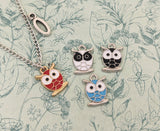 Owl pendant necklace, owl jewellery, owl lover gifts, owl charm, gifts for owl lovers, bird necklace, bird watcher gifts, teacher necklace