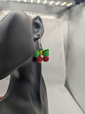 Cherry earrings, cherry jewellery, cherry lover gifts, rockabilly earrings, kawaii jewelry, kawaii earrings, food earrings, cute earrings