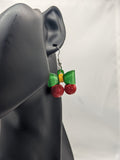 Cherry earrings, cherry jewellery, cherry lover gifts, rockabilly earrings, kawaii jewelry, kawaii earrings, food earrings, cute earrings