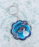 Evil eye keychain, fortune teller gifts, evil eye gifts, pagan keychain, evil eye accessories, witchy gifts, gifts for gypsies, gypsy style