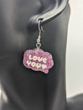 I love you earrings, valentines day gifts, girlfriend gifts, kawaii earrings, kawaii jewelry, fun earrings, novelty jewelry, statement gifts