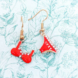 Bikini earrings, summer earrings, summer jewelry, underwear model gifts, summer jewellery, gift for swimmers, swimming instructor gifts,