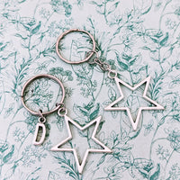 Star keychain, star keyring, celestial keychain, celestial gifts, space keychain, space lover gifts, gifts for teens, well done gifts,